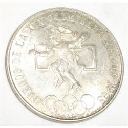 1968 MEXICO OLYMPICS 25 PESOS *.720 SILVER* COIN!! COIN CAME OUT OF SAFE!!