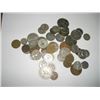 Image 1 : 50 TOTAL COINS INCLUDES WORLD & U.S. INCLUDING INDIAN HEAD CENTS/BUFFALO NICKELS & MORE!!