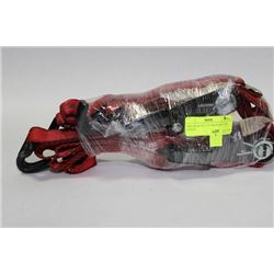 TWO SNAP-ON 1 1/2" RATCHET TIE DOWNS