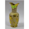 Image 1 : GOLD TONE AND PAINTED VASE