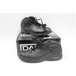 REEBOK MEN'S BLACK LEATHER HIGH TOPS - SIZE 13