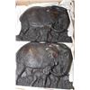 Image 1 : FLAT W/ 2 ELEPHANT WALL HANGING PLAQUES