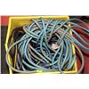Image 1 : BOX OF ASSORTED EXTENSION CORDS