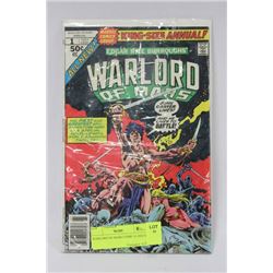 WARLORD OF MARS COMIC #1 ISSUE