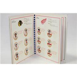 NHLA HOCKEY STICKER ALBUM, COMPLETE
