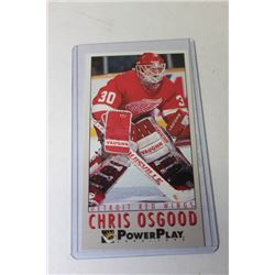 CHRIS OSGOOD ROOKIE CARD FLEER POWERPLAY 93/94