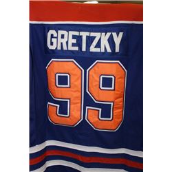 WAYNE GRETZKY OILERS JERSEY, NEW WITH TAGS
