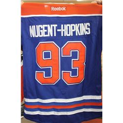 RYAN NUGENT HOPKINS REEBOK OILERS JERSEY