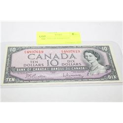 1954 10 DOLLAR BANKNOTE