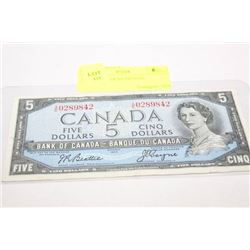 1954 5 DOLLAR BANKNOTE