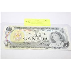 1973 UNCIRCULATED BAX REPLACEMENT BANKNOTE