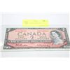 Image 1 : 1954 2 DOLLAR BANKNOTE