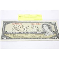 1954 20 DOLLAR BANKNOTE