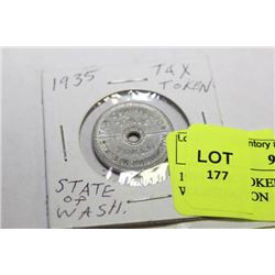 1935 TAX TOKEN STATE OF WASHINGTON