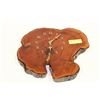 Image 1 : WOOD CLOCK, LOG STYLE