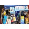 Image 1 : BOX OF ASSORTED TOOLS INCLUDES HAND WET DRY VACUUM