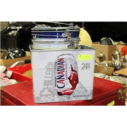 TEAM CANADA HOCKEY COOLER W/ ICE BUCKETS