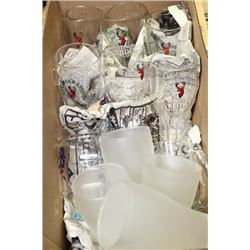BOX WITH SET OF 6 ALEXANDER KEITH'S BEER GLASSES