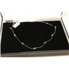 Image 1 : #82  10 KT GOLD EMERALD 2.5CT NECKLACE