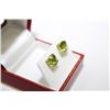 Image 1 : #81 10 KT GOLD PERIDOT EARRINGS