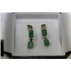 Image 1 : #44 14 KT GOLD EMERALD 3.7CT AND DIAMOND 0.2CT