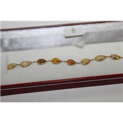 #8 14 KT GOLD OPAL BRACELET
