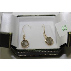 #32 14KT GOLD GREY DIAMOND 2.3CT AND WHITE DIAMOND