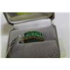 Image 1 : 10K GOLD AND GENUINE EMERALD RING, REP VALUE $1750