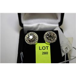 SWAROVSKI CRYSTAL EARRINGS, LARGE