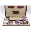 Image 1 : JEWELRY BOX W/ CONTENTS