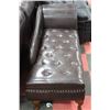Image 3 : BROWN LEATHERETTE STORAGE CHAISE LOUNGER