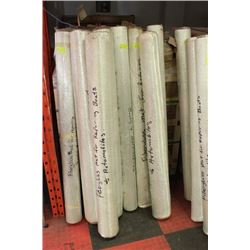 SMALL ROLLS OF FIBERGLASS MAT FOR REPAIRING BOATS