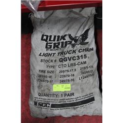 QUICK GRIP LIGHT TRUCK TIRE CHAINS