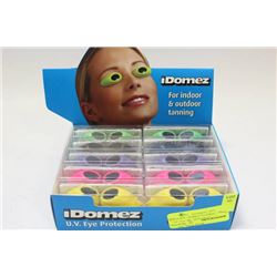 IDOMEZ INDOOR/OUTDOOR TANNING UV EYE PROTECTORS