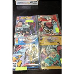 4 STAR TREK NEXT GENERATION COMICS #1,2,3 & 4