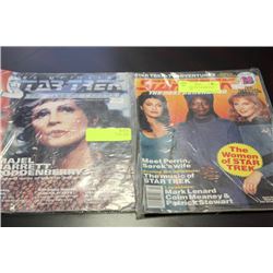 2 STAR TREK NEXT GENERATION MAGAZINES