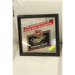 MILLER GENUINE DRAFT MIRROR