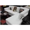 Image 5 : NEW APT SIZE WHITE L SHAPED SECTIONAL
