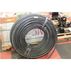 ROLL OF BLACK POLY TUBE  3/4"