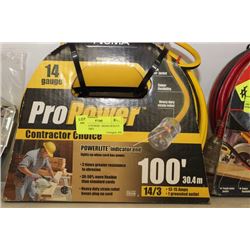 100FT. PRO POWER - MEDIUM DUTY POWER CORD