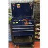 Image 1 : LARGE BLUE ROLLING WORKSTATION LOCKABLE TOOLBOX