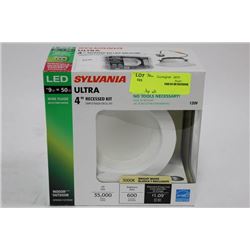 SYLVANIA WHITE INTEGRATED LED 4 IN 1 REMODEL