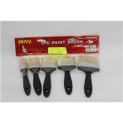 NEW 5 PC PAINTBRUSH SET