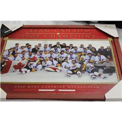 TEAM CANADA 2002 PICTURE, 21x17