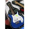 Image 1 : NOVA ELECTRIC 3/4 SIZE GUITAR, BLUE WITH BAG CASE