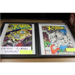 X-MEN COMIC #248 & 228 DISPLAY X2