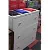 Image 1 : SHOWHOME 3 DRAWER WHITE DRESSER  38.5x15.5x40T