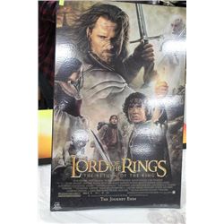 LORD OF THE RINGS MOVIE POSTER DISPLAY