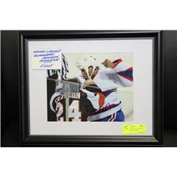 GEORGE LARAQUE GUARANTEED AUTHENTIC AUTOGRAPH