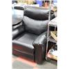 Image 3 : BLACK LEATHERETTE ELECTRIC RECLINING CHAIR